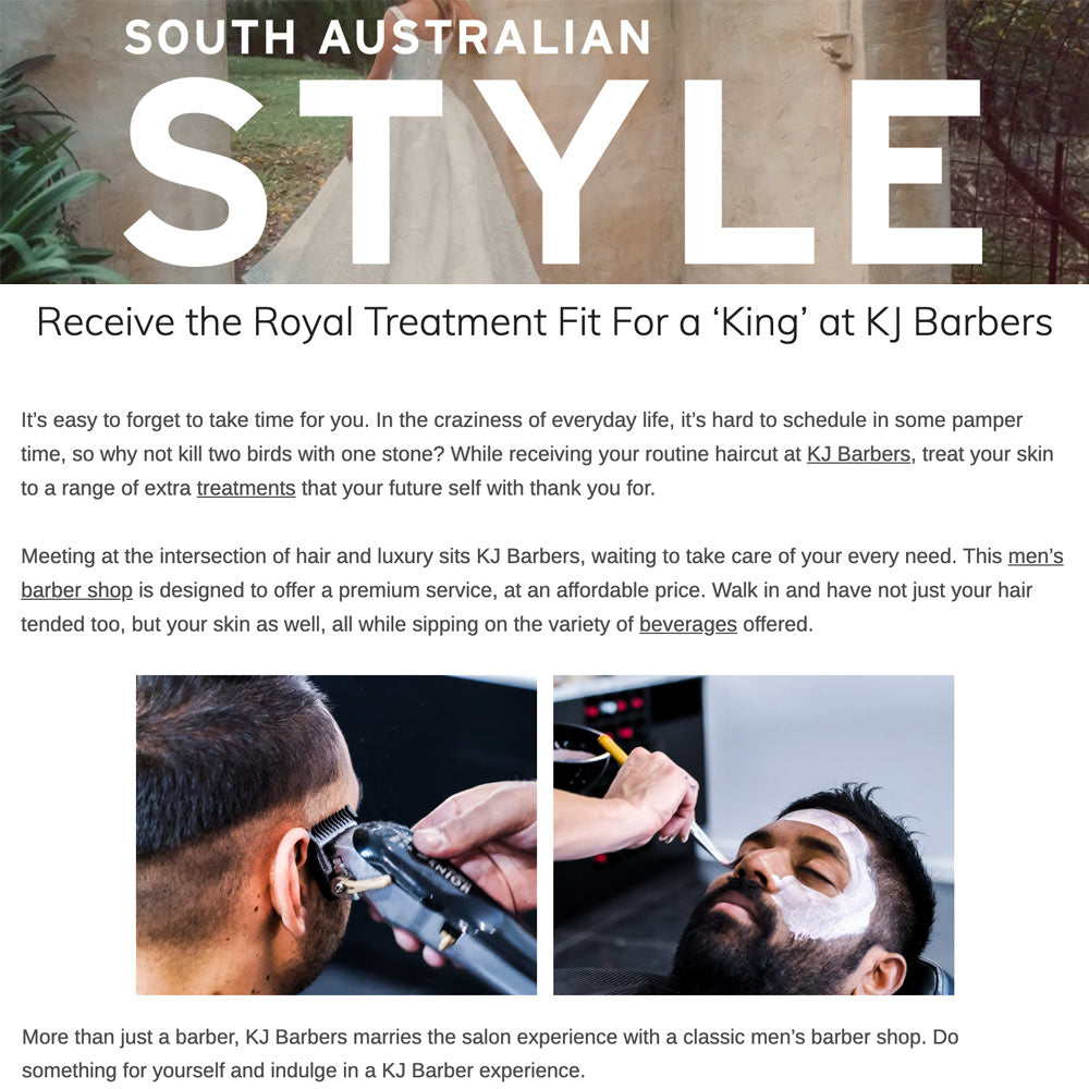 South Australian Style KJ Barbers