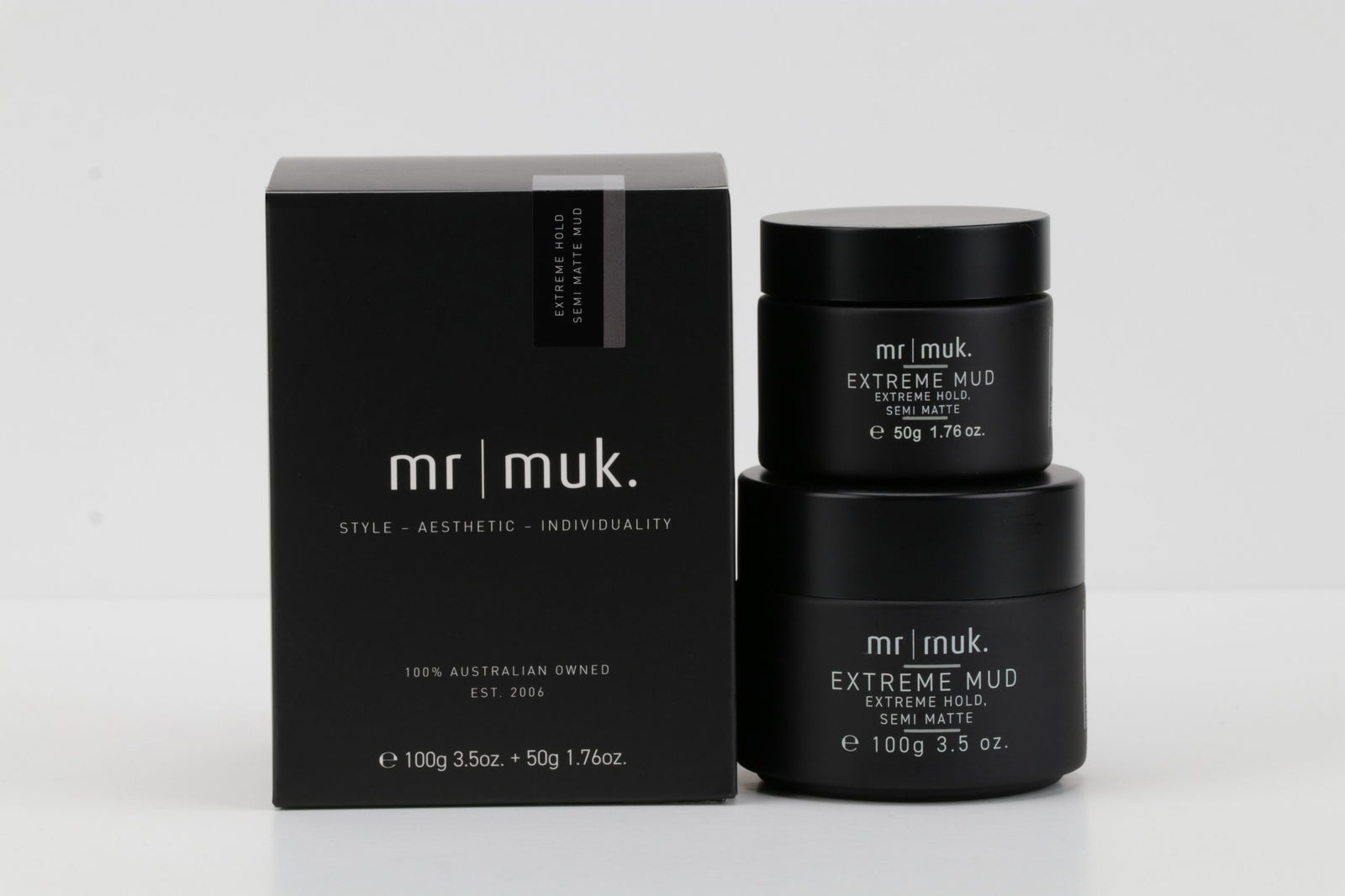 Duo Pack Muk Extreme Hold Semi Matte Mud