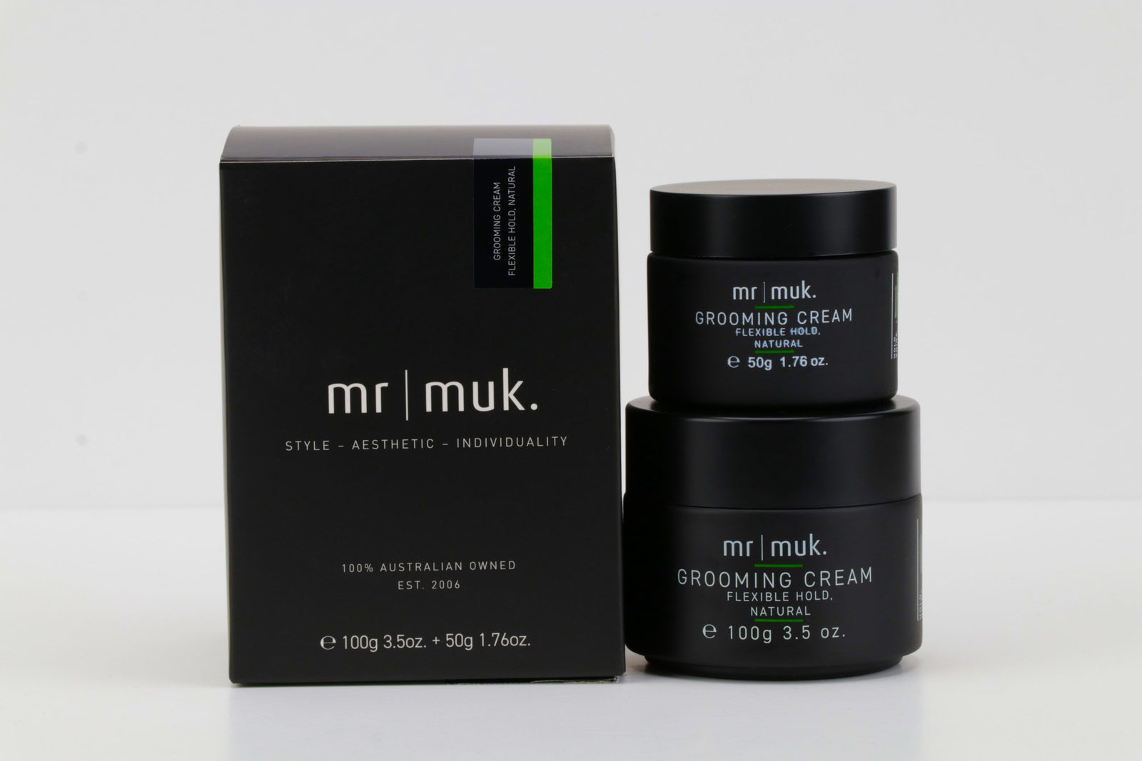 Duo Pack Muk Grooming Cream Flexible Hold Natural