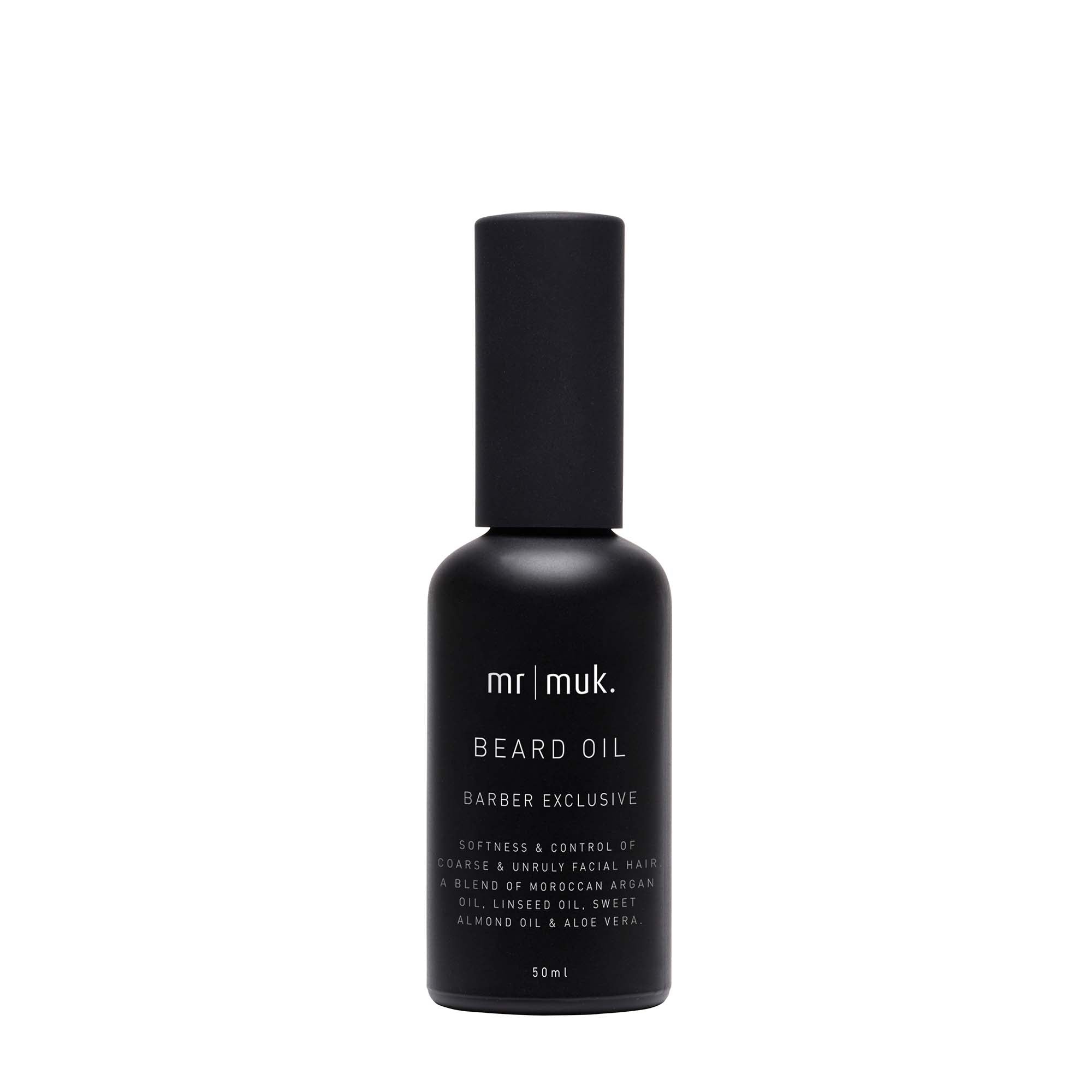 Mr Muk non-greasy beard oil formula makes even the worst beard soft and touchable.